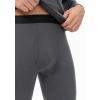 imageDAVID ARCHY Mens Thermal Underwear Set Winter Warm Base Layers Thermal Top and Bottoms Long Johns SetThermal Set  Dark Gray