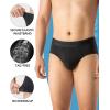 imageDAVID ARCHY Mens Underwear Briefs Micro Modal Dual Pouch Briefs Support Pouch Breathable Soft Briefs for Men 4 or 7 PackBlack