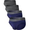 Navy Blue/Dark Gray-no Fly-4 Pack