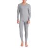 Heather Light Gray - Thermal Set - Cotton