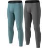 Thermal Bottoms 2 Pack - Dark Gray/Da Blue