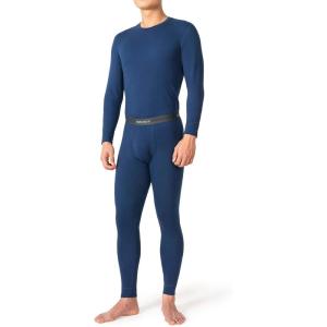 imageDAVID ARCHY Mens Lightweight Thermal Underwear  Breathable Comfort for Cool Weather Ideal for Active UseNavy Blue