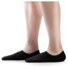 imageDAVID ARCHY Mens MultiPack Soft Breathable Cotton Ankle Socks Casual Low Cut Socks US Shoe Size 6126 Pack  Black