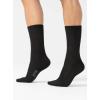 imageDAVID ARCHY Mens MultiPairs Breathable Cotton Athletic Socks Casual Crew Socks US Shoe Size 6124 Pairs  BlackWhite