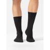 imageDAVID ARCHY Mens MultiPairs Breathable Cotton Athletic Socks Casual Crew Socks US Shoe Size 6124 Pairs  BlackWhite
