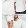 imageDAVID ARCHY Mens TShirt Heavyweight Tees Cotton Sorona Casual Plain Shirts Side SlitCurved Hem Tees for Men 2PackCurved Hem  Heather Light GreyIvory White