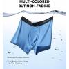imageDAVID ARCHY Mens Trunks Underwear Rayon Made from Bamboo Breathable Pouch Underwear for Men 7 Pack35 in 7 PackyellowGreenOrangeRedBlueBrick Red