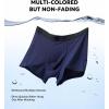 imageDAVID ARCHY Mens Trunks Underwear Rayon Made from Bamboo Breathable Pouch Underwear for Men 7 PackColorful  35 in 7 Pack