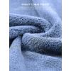 imageDAVID ARCHY Mens Robe Warm and Soft Cozy Coral Plush Fleece Long BathrobeMoonlight Blue