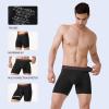 imageDAVID ARCHY Mens Underwear WickingMoisture Cooling Rayon Made From Bamboo Boxer Briefs with Support Pouch Fly 4 or 7 PackBlack  65 in 3 Pack No Fly