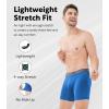 imageDAVID ARCHY Mens Underwear WickingMoisture Cooling Rayon Made From Bamboo Boxer Briefs with Support Pouch Fly 4 or 7 PackBlueRedYellow BrownCardamom Green