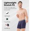imageDAVID ARCHY Mens Underwear WickingMoisture Cooling Rayon Made From Bamboo Boxer Briefs with Support Pouch Fly 4 or 7 PackDark BlueOlive GreenBlack Purple