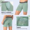 imageDAVID ARCHY Mens Underwear WickingMoisture Cooling Rayon Made From Bamboo Boxer Briefs with Support Pouch Fly 4 or 7 PackGrayMoolight BluePale Green  65 in 3 Pack No Fly
