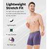 imageDAVID ARCHY Mens Underwear WickingMoisture Cooling Rayon Made From Bamboo Boxer Briefs with Support Pouch Fly 4 or 7 PackGreenVioletBlueBlack