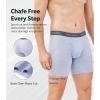 imageDAVID ARCHY Mens Underwear WickingMoisture Cooling Rayon Made From Bamboo Boxer Briefs with Support Pouch Fly 4 or 7 PackLight GrayLight BlueBlueLight Green