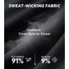 imageDAVID ARCHY Mens Performance Boxer Briefs 3 Pack 3D Support Pouch ampamp No RideUp Design MoistureWicking Sport UnderwearA2 black  Mesh With Fly