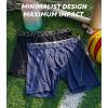 imageDAVID ARCHY Mens Performance Boxer Briefs 3 Pack 3D Support Pouch ampamp No RideUp Design MoistureWicking Sport UnderwearA3 blackMaroonMoonlight Blue  Mesh With Fly