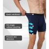imageDAVID ARCHY Mens Performance Boxer Briefs 3 Pack 3D Support Pouch ampamp No RideUp Design MoistureWicking Sport UnderwearC2 blackDark GrayNavy Blue