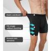 imageDAVID ARCHY Mens Performance Boxer Briefs 3 Pack 3D Support Pouch ampamp No RideUp Design MoistureWicking Sport UnderwearD1 blackDark GrayNavy BlueRedFri Blue