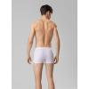 imageDAVID ARCHY Mens Soft Underwear Micro Modal Dual Pouch Trunks Ball Pouch Bulge Enhancing Boxer Briefs for Men 3 or 4 PackA7  White  25 in 4 Pack