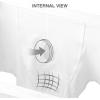 imageDAVID ARCHY Mens Soft Underwear Micro Modal Dual Pouch Trunks Ball Pouch Bulge Enhancing Boxer Briefs for Men 3 or 4 PackB1  White  65 in 3 Pack
