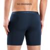 imageDAVID ARCHY Mens Soft Underwear Micro Modal Dual Pouch Trunks Ball Pouch Bulge Enhancing Boxer Briefs for Men 3 or 4 PackB3  BlackCharcoalNavy  65 in 3 Pack