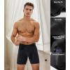 imageDAVID ARCHY Mens Soft Underwear Micro Modal Dual Pouch Trunks Ball Pouch Bulge Enhancing Boxer Briefs for Men 3 or 4 PackD1  BlackCharcoalNavy  65  3 Pack