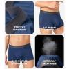 imageDAVID ARCHY Mens Trunks Underwear Soft Breathable Rayon Made from Bamboo Trunk No Fly PouchB  Black4 Pack  No Fly