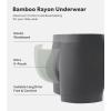 imageDAVID ARCHY Mens Trunks Underwear Soft Breathable Rayon Made from Bamboo Trunk No Fly PouchC  Black4 Pack  No Fly  3