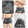imageDAVID ARCHY Mens Trunks Underwear Soft Breathable Rayon Made from Bamboo Trunk No Fly PouchC  Navy BlueDark Gray4 Pack  No Fly  3