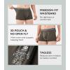 imageDAVID ARCHY Mens Trunks Underwear Soft Breathable Rayon Made from Bamboo Trunk No Fly PouchColorfulwith 35 Short Leg in 7 Pack