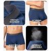 imageDAVID ARCHY Mens Trunks Underwear Soft Breathable Rayon Made from Bamboo Trunk No Fly PouchGrey BlueDrak BlueOlive GreenBlackDark GreyDark Grape PurpleGrey Purple no Fly  25