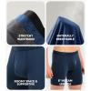 imageDAVID ARCHY Mens Underwear Boxer Briefs Breathable Soft MoistureWicking with Fly Underwear Long Leg 8quot for Men 3 PackLong Leg 8  B BlackDark GrayNavy Blue  3 Pack