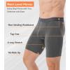 imageDAVID ARCHY Mens Underwear Boxer Briefs Breathable Soft MoistureWicking with Fly Underwear Long Leg 8quot for Men 3 PackLong Leg 8  BlackLightDark Gray  3 Pack