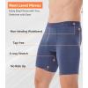 imageDAVID ARCHY Mens Underwear Boxer Briefs Breathable Soft MoistureWicking with Fly Underwear Long Leg 8quot for Men 3 PackLong Leg 8  BlackNavyGray Blue  3 Pack