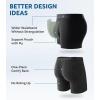 imageDAVID ARCHY Mens Underwear Boxer Briefs Breathable Soft MoistureWicking with Fly Underwear for Men MultipackA1  55  Black  4 Pack