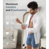 imageDAVID ARCHY Mens Underwear Boxer Briefs Breathable Soft MoistureWicking with Fly Underwear for Men MultipackA3  55  Dark Grey  4 Pack