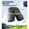 imageDAVID ARCHY Mens Underwear Boxer Briefs Breathable Soft MoistureWicking with Fly Underwear for Men MultipackA4  55  BlackDark Gray  4 Pack