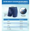 imageDAVID ARCHY Mens Underwear Boxer Briefs Breathable Soft MoistureWicking with Fly Underwear for Men MultipackA8  55  Multicolor  6 Pack