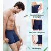 imageDAVID ARCHY Mens Underwear Boxer Briefs Breathable Soft MoistureWicking with Fly Underwear for Men MultipackA8  55  Multicolor  6 Pack