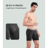 imageDAVID ARCHY Mens Underwear Boxer Briefs Breathable Soft MoistureWicking with Fly Underwear for Men MultipackB  BlackDark GrayNavy Blue65in 6 Pack