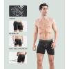 imageDAVID ARCHY Mens Underwear Boxer Briefs Breathable Soft MoistureWicking with Fly Underwear for Men MultipackB  BlackDark GrayNavy Blue65in 6 Pack
