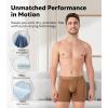 imageDAVID ARCHY Mens Underwear Boxer Briefs Breathable Soft MoistureWicking with Fly Underwear for Men MultipackZ3  55  BlackKhakiGreenBrown  4 Pack