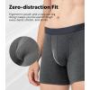 imageDAVID ARCHY Mens Underwear Boxer Briefs Breathable Soft MoistureWicking with Fly Underwear for Men MultipackZ3  55  Dark BlueBrownOlive GreenGray  4 Pack