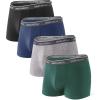A  Black/Navy Blue/Olive Green/Heather Gray-4 Pack