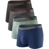 B  Black/Navy Blue/Dark Gray/Pale Green-4 Pack  No Fly