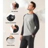 imageDAVID ARCHY Mens Pajamas Set  Soft Pj Sets for Men Long Sleeve Pajamas Men Cotton Mens Pjs Sets Loungewear with PocketsBlack