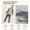 imageDAVID ARCHY Mens Pajamas Set  Soft Pj Sets for Men Long Sleeve Pajamas Men Cotton Mens Pjs Sets Loungewear with PocketsBlackplaid