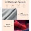 imageDAVID ARCHY Mens Pajamas Set  Soft Pj Sets for Men Long Sleeve Pajamas Men Cotton Mens Pjs Sets Loungewear with PocketsIndigoplaid
