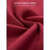 imageDAVID ARCHY Mens Pajamas Set  Soft Pj Sets for Men Long Sleeve Pajamas Men Cotton Mens Pjs Sets Loungewear with PocketsMaroon